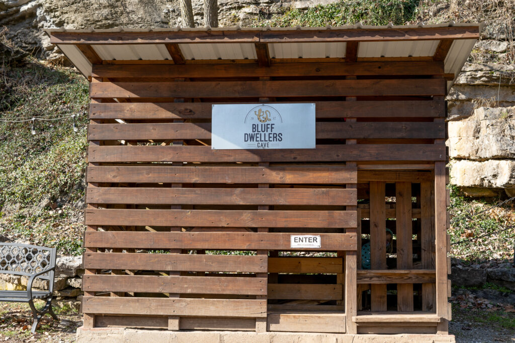 Play Structure for the kids to play at Bluff Dwellers Cave Noel Missouri