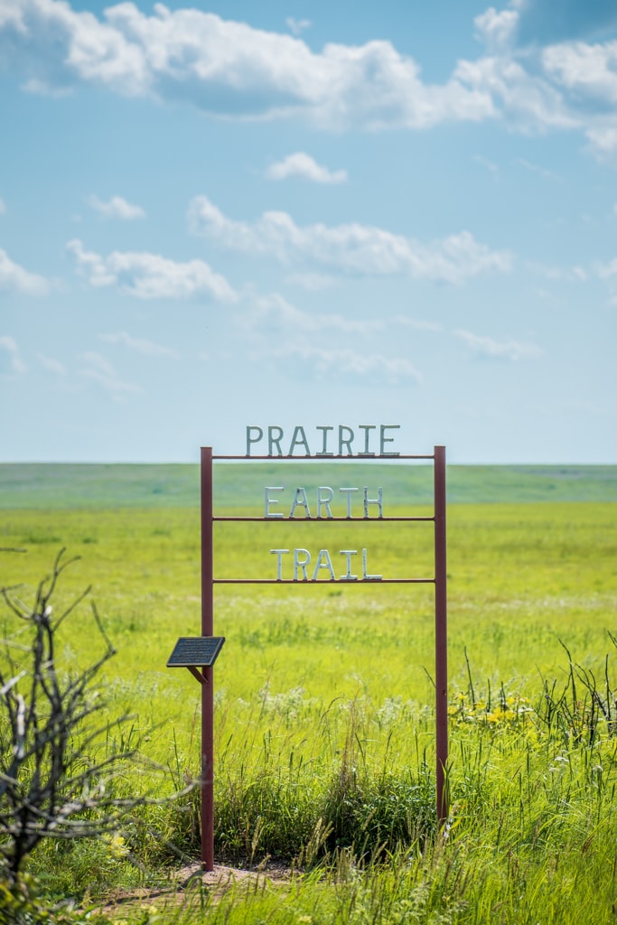 Prairie Earth Trail Tallgrass Prairie Preserve Hiking Trail near Tulsa