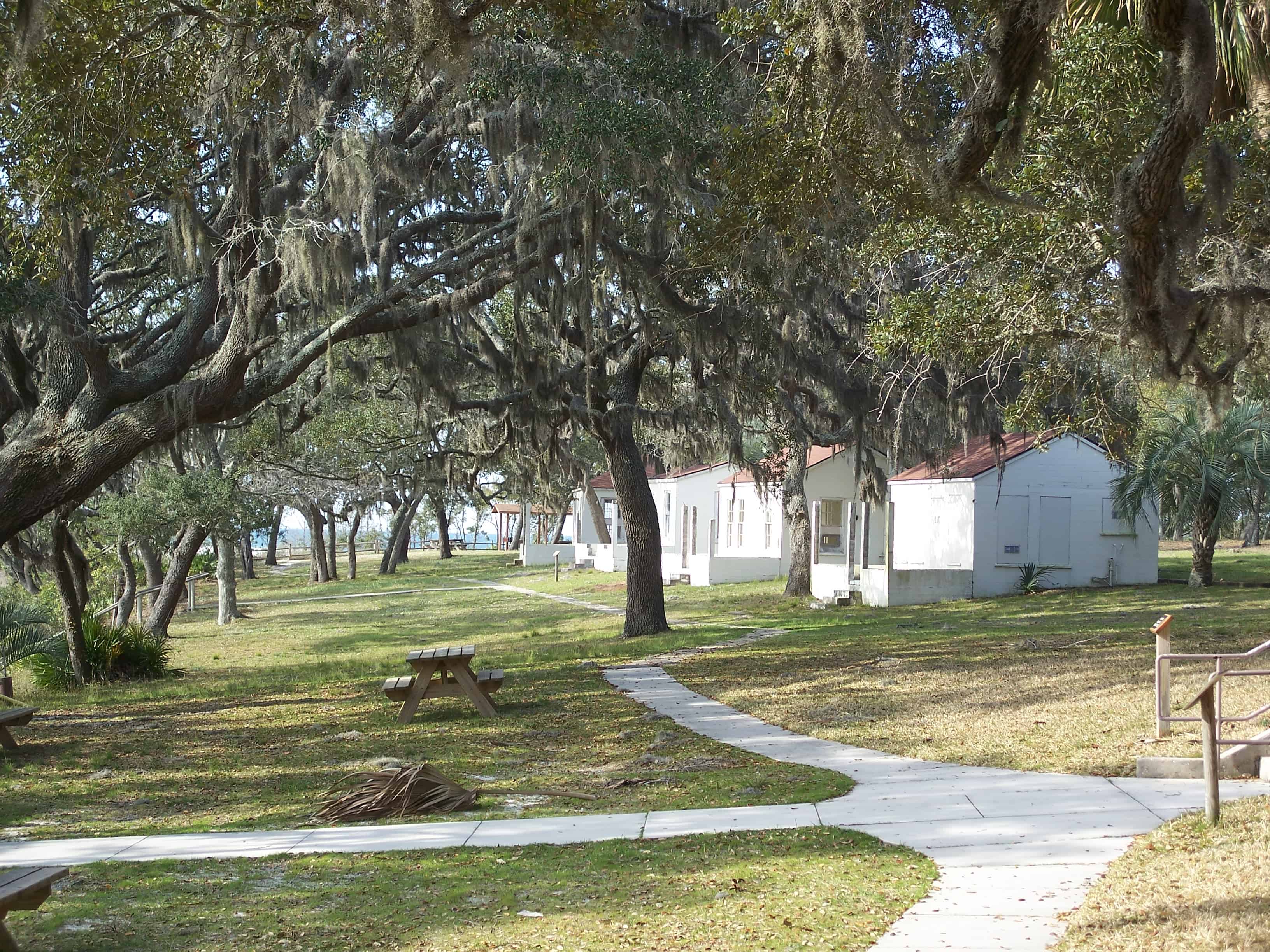 Cabins in Camp Helen State Park