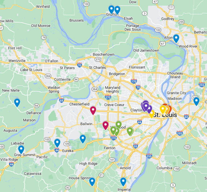 St Louis Map
