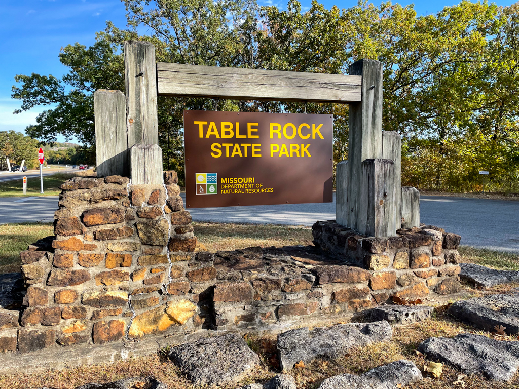 Table Rock State Park Table Rock State Park Entrance Sign