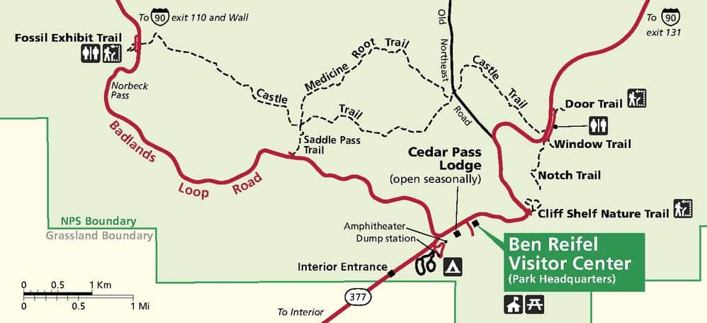 Hiking Trails in Badlands National Park