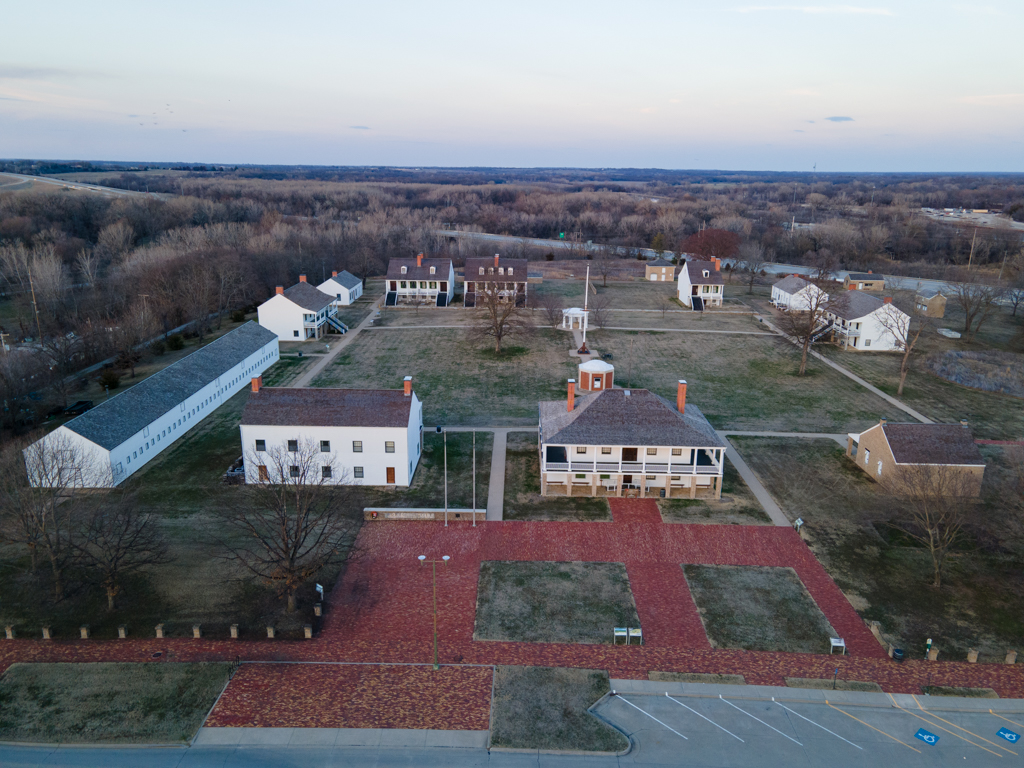 Fort Scott National Historic Site Aerial View