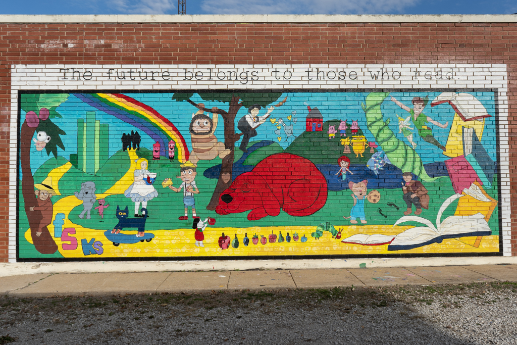 The Future Belongs to Those Who Read Mural Fort Scott Kansas