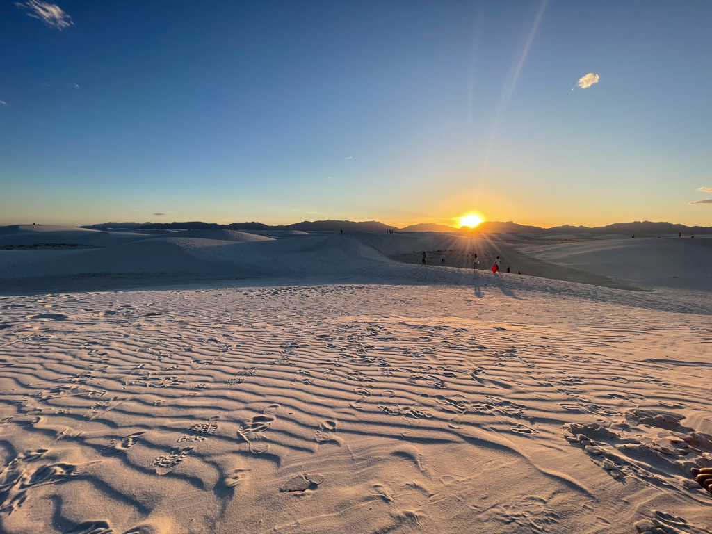 White Sands National Park Sunset