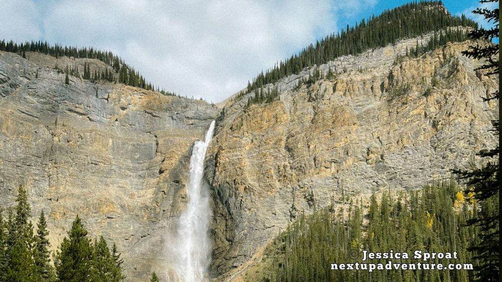 Takakkaw Falls or Tak Falls Yoho National Park, One of the National Parks in Western Canada