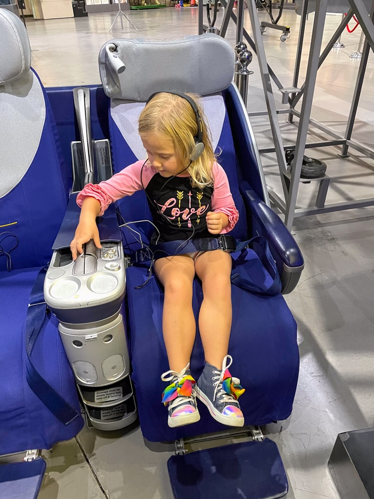 Tulsa Air and Space Museum Airplane Seat