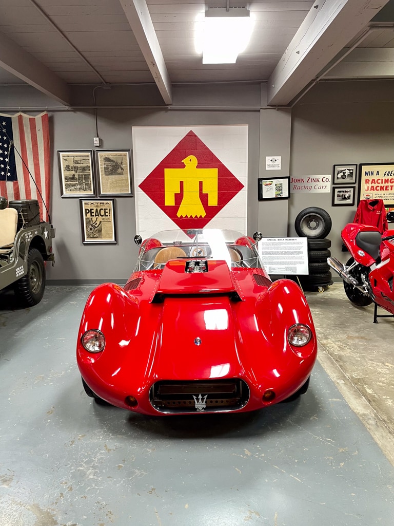 Heart of Route 66 Auto Museum Red Maserati
