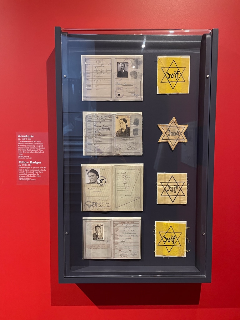 Sherwin Miller Museum of Jewish Art Yellow Badges Exhibit