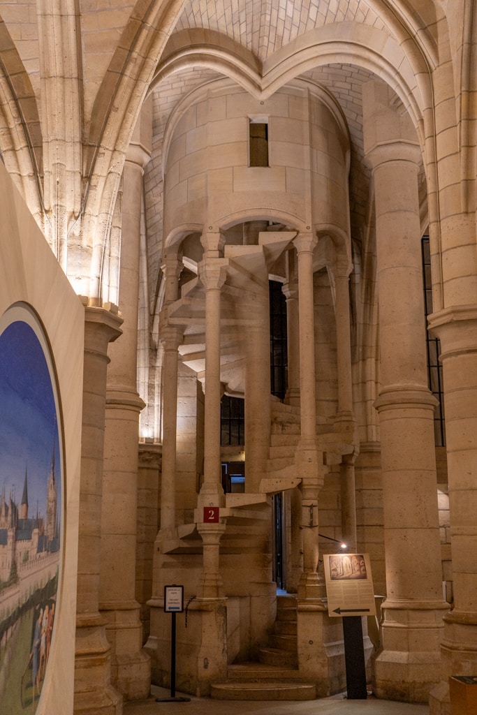 Conciergerie Spiral Staircase Paris