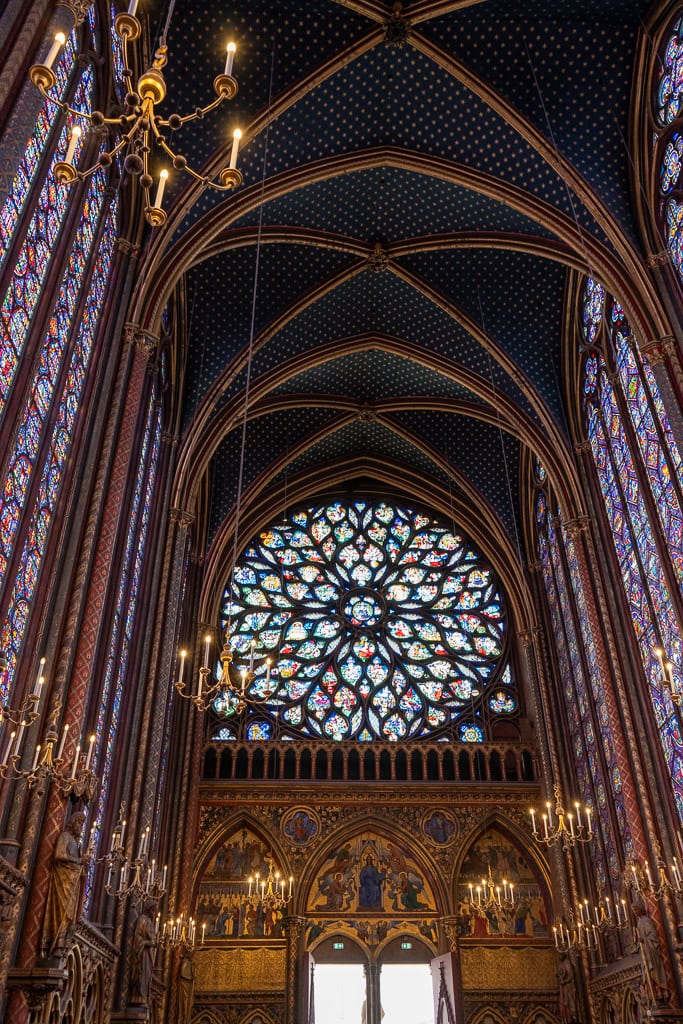 3-Days-In-Paris-On-A-Budget-Sainte-Chapelle Rose Windows