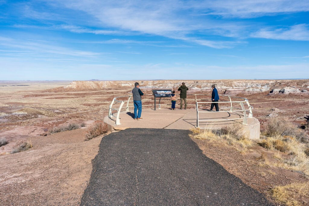Jasper Forest Overlook During our One Day at Petrified Forest National Park