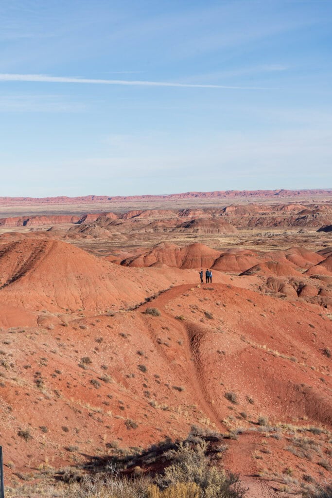 Painted Desert Overlook During Our One Day at Petrified Forest National Park