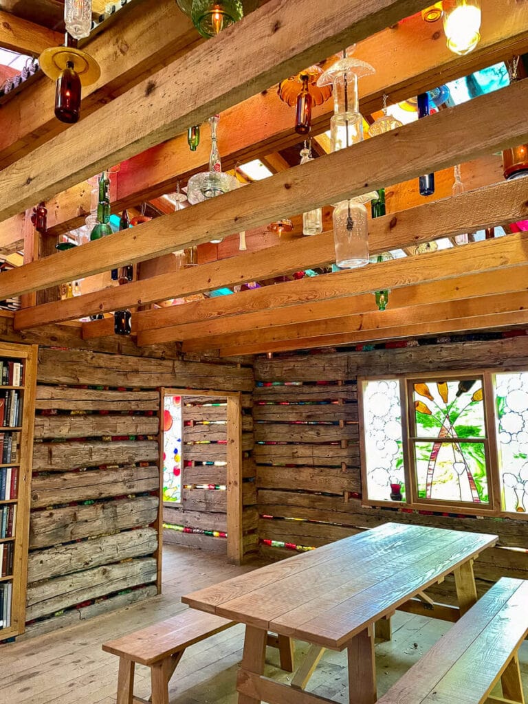A whimsical thing to do in Tulsa with kids is take them to see the cabin at Philbrook Museum of Art.