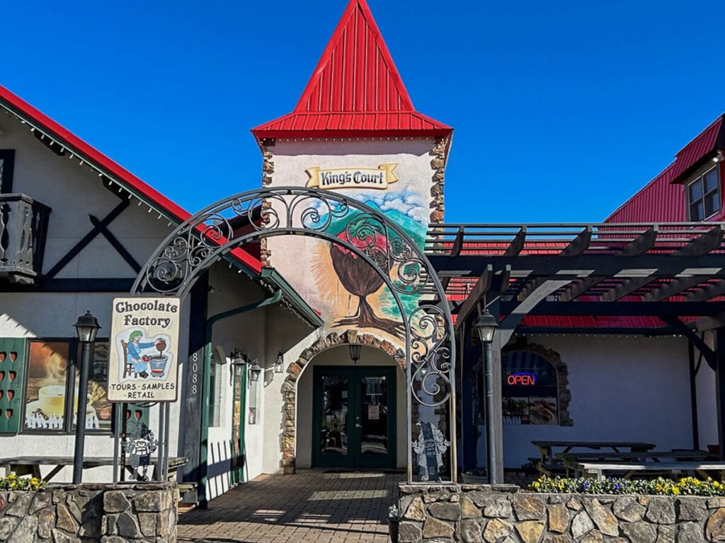 King's Court During a Weekend in Helen Georgia