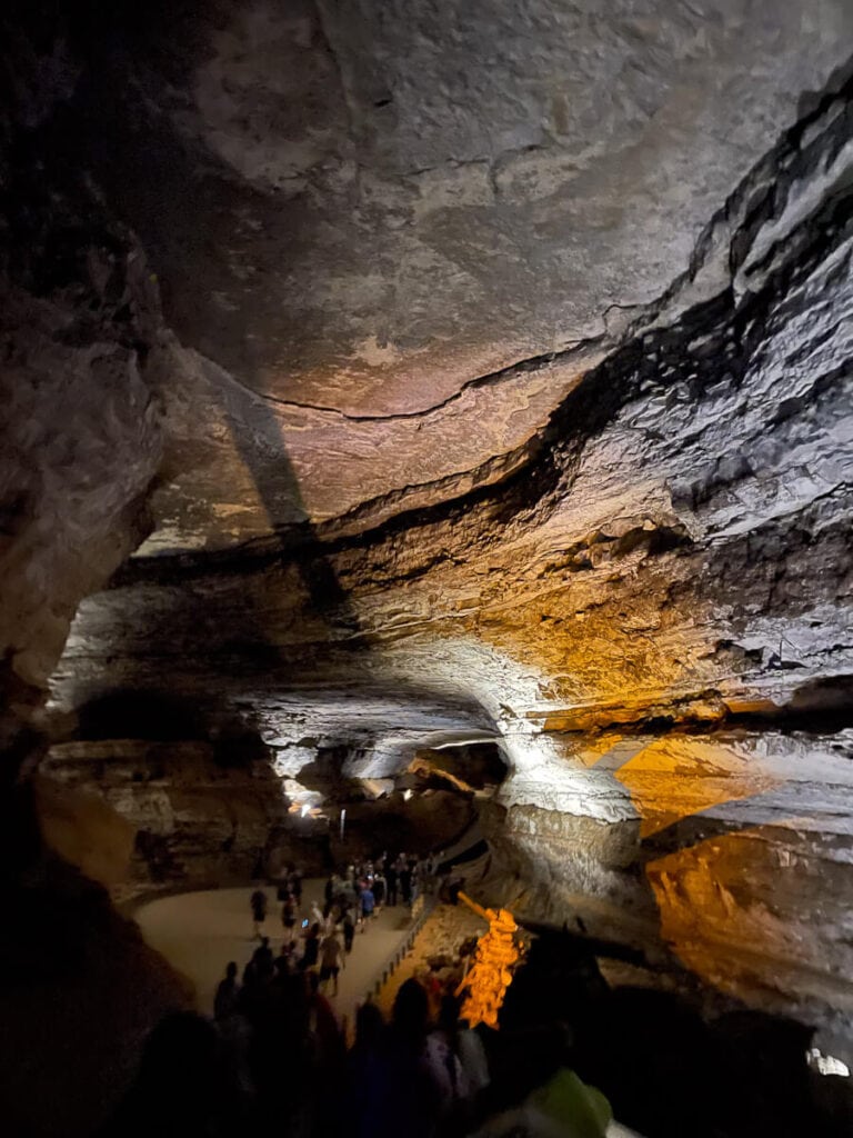 Group tours in Mammoth Cave National Park are a great way to see the cave system.