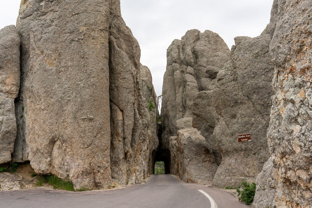 The Needles Eye Tunnel in Custer State Park South Dakota